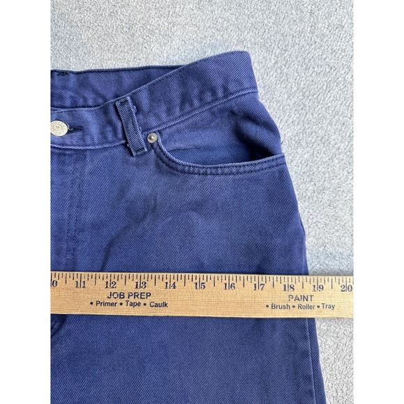 Vintage Faded Glory High Rise Tapered Jeans Womens 12 Tall Blue Wash Denim - Picture 9 of 16